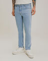 Jeans Slim Efecto Lavado,AZUL CIELO